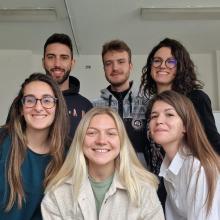 Marica Gagliardi, Sara Settembrini, Samuele Lué, Sabrina Curaj, Martina Mallimo, Riccardo Achille, Andrea Tagliabue